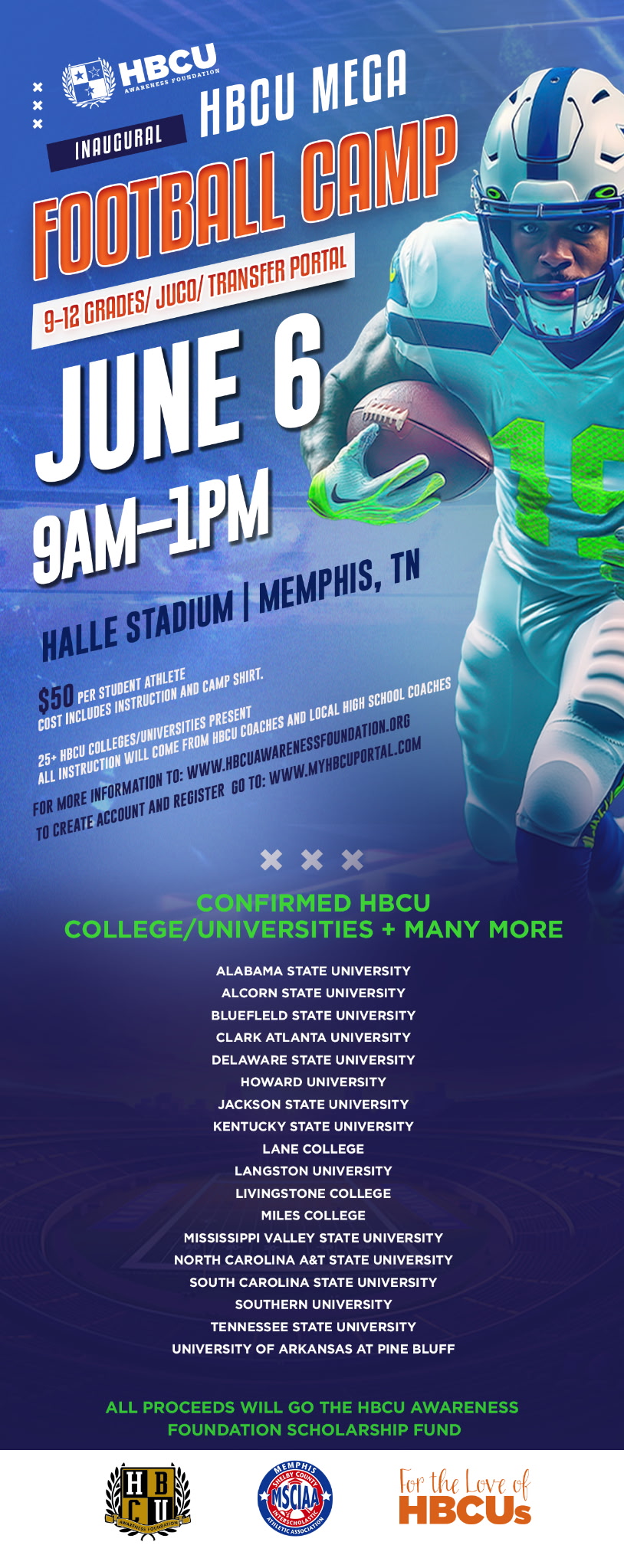 HBCUAF Football Camp 2026