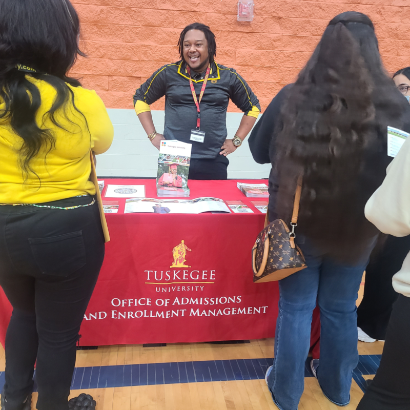 Tuskegee Recruiter Booth at HBCU Awareness Foundation College Fair